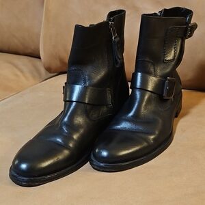 Kenneth Cole Black Leather Men's Boots
